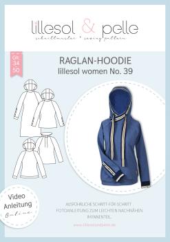 Schnittmustertitelbild Raglan Hoodie lillesol women No. 39
